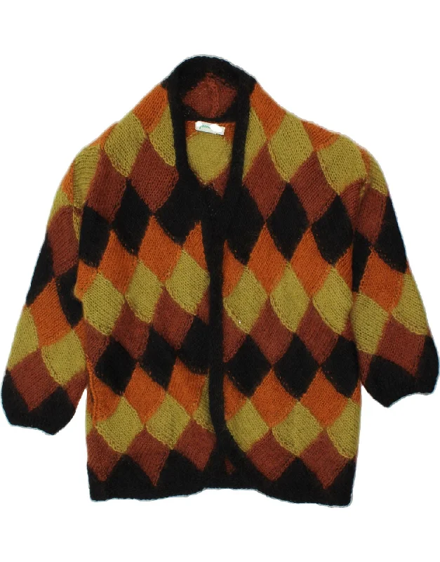 Seasonal Clearance VINTAGE Womens Oversized Cardigan Sweater UK 10 Small Multicoloured Seasonal Clearance VINTAGE Womens Oversized Cardigan Sweater UK 10 Small Multicoloured