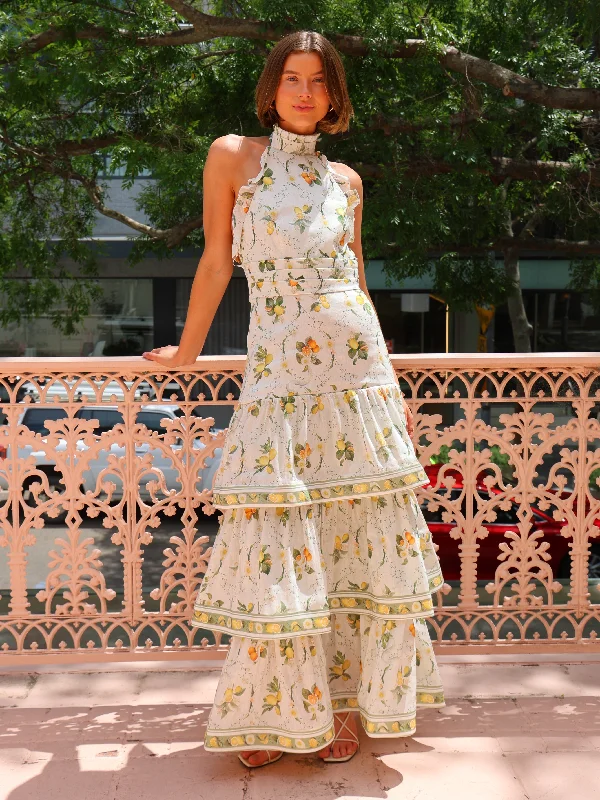 Stock Clearance Aqua Blu Georgia Dress in Multi