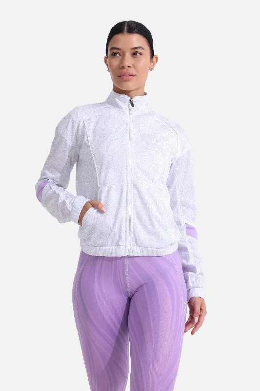 Lowest Prices Printed White Tracksuit Jacket