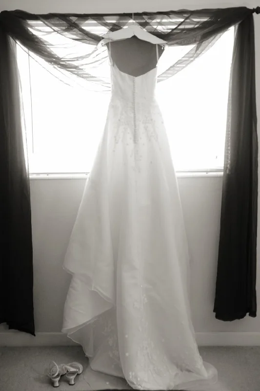 Huge Discounts David's Bridal I do not remember the dress name.