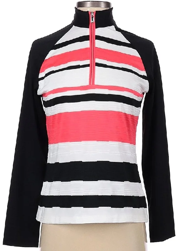 Special Price Tail Black, White & Red Striped Pullover Size XS. MSP$96
