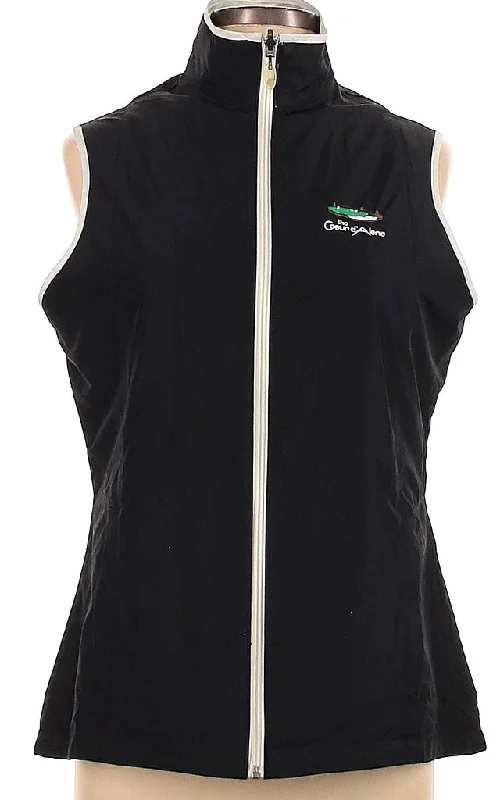 Holiday Sale Antigua Women's Black Reversible Vest w/ Logo Size L MSP$75