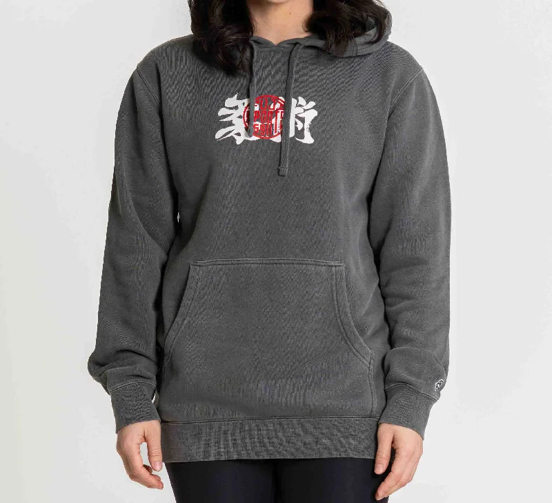 Bonus Savings Womens Kanji Hoodie Black