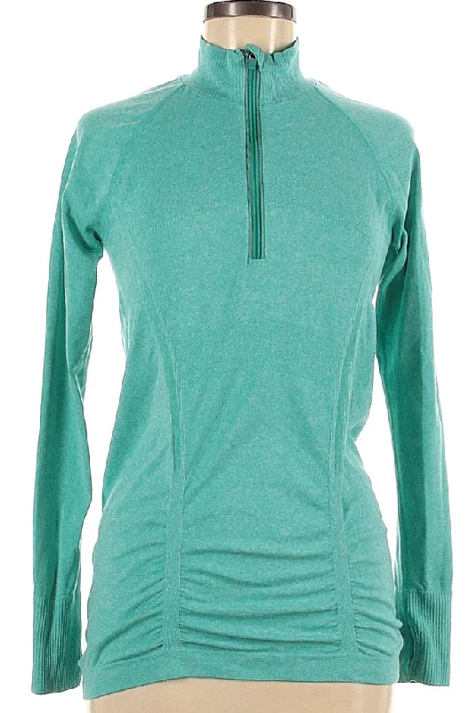 Unbeatable Prices Athletic Jade Heather Half Zip Pullover Size M. MSP$