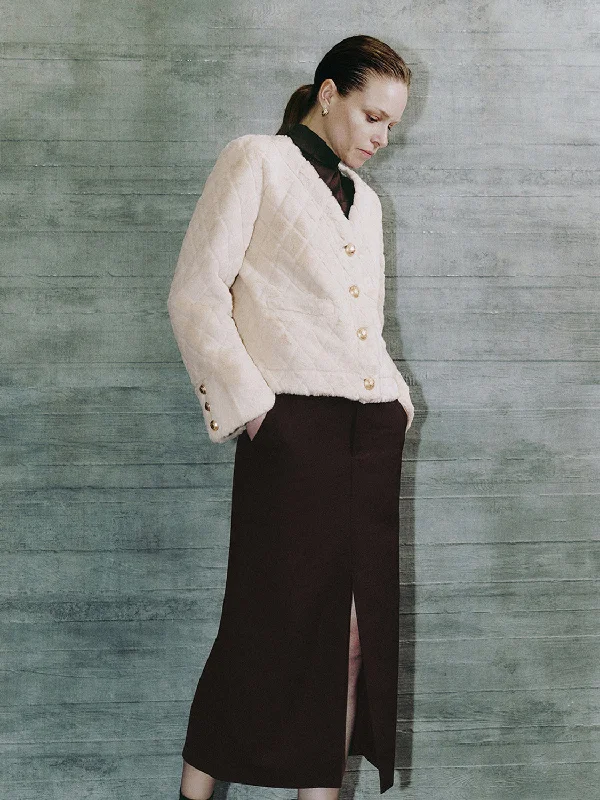 Quick Sale Standard Sleeve Mid-Length Jackets