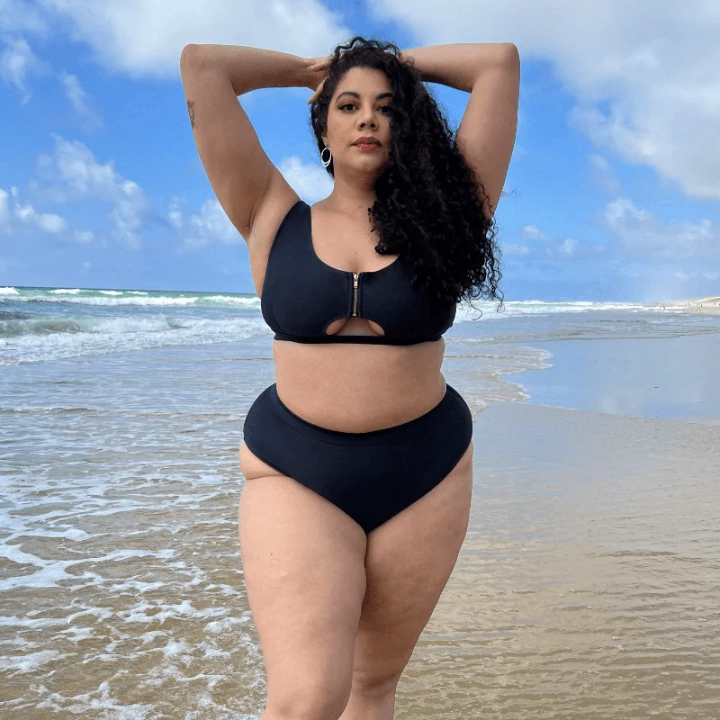 Lowest Price Hasta La Vista Bikini Top - Black