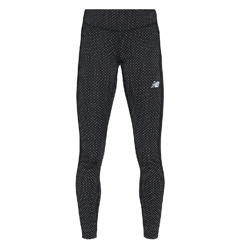 Flash Sale New Balance - Women's Reflective Print Accelerate Tights (WP23235 BK)