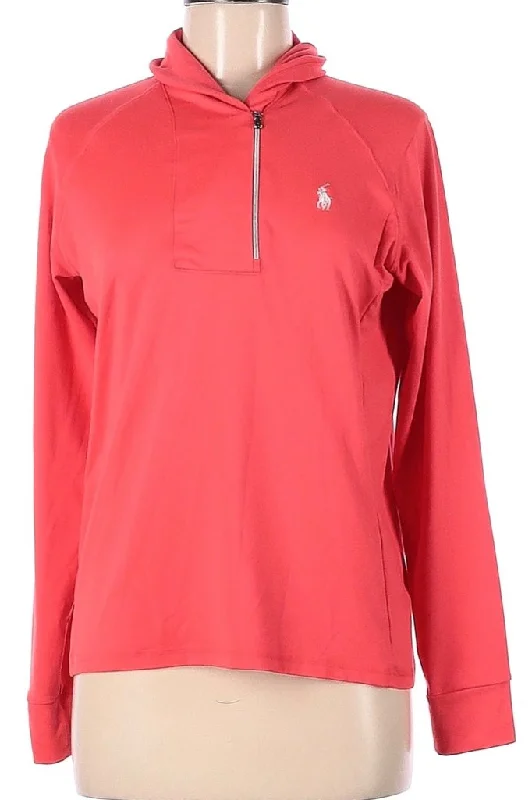 Fantastic Offers Women's Ralph Lauren Polo Golf Deep Coral Pullover Size M MSP$148