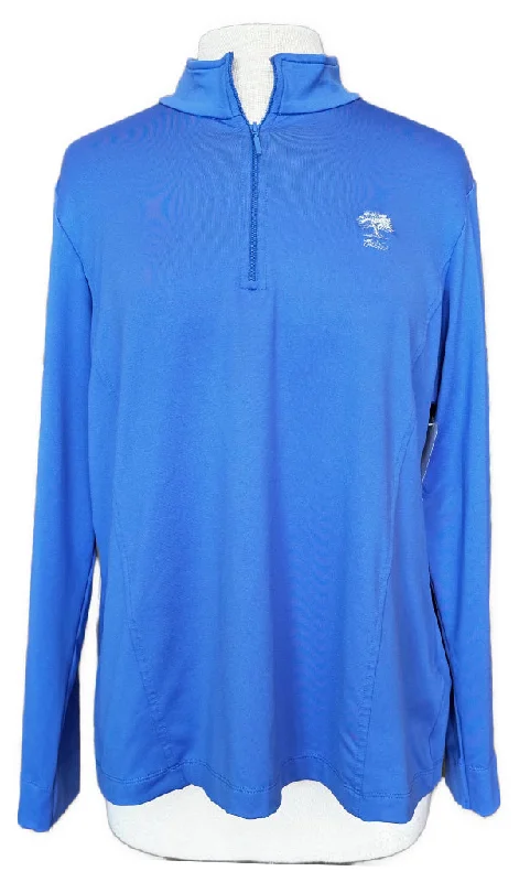 Weekend Special EP Pro Tour Tech Periwinkle Zip Mock Pullover w/ Logo Size XL MSP$