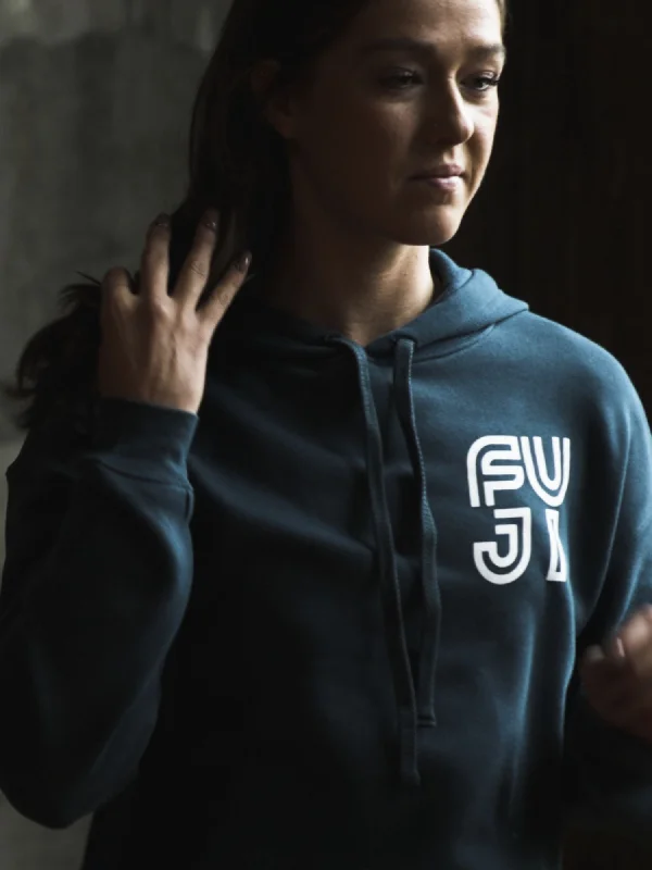 Exclusive Savings Womens Jiu Jitsu Rally Crop Hoodie Blue