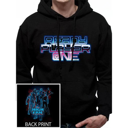 Hurry In Ready Player One High Five Pullover Hoodie Adult