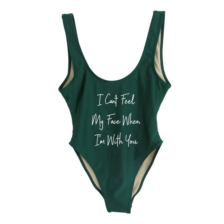 Best Bargains I CAN'T FEEL MY FACE WHEN I'M WITH YOU [SWIMSUIT]