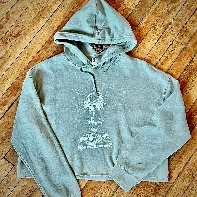 Low Prices Crop Hoody Mushroom