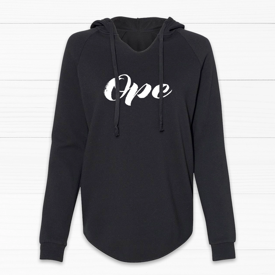 Limited Availability Ope Women's V-Neck Hoodie