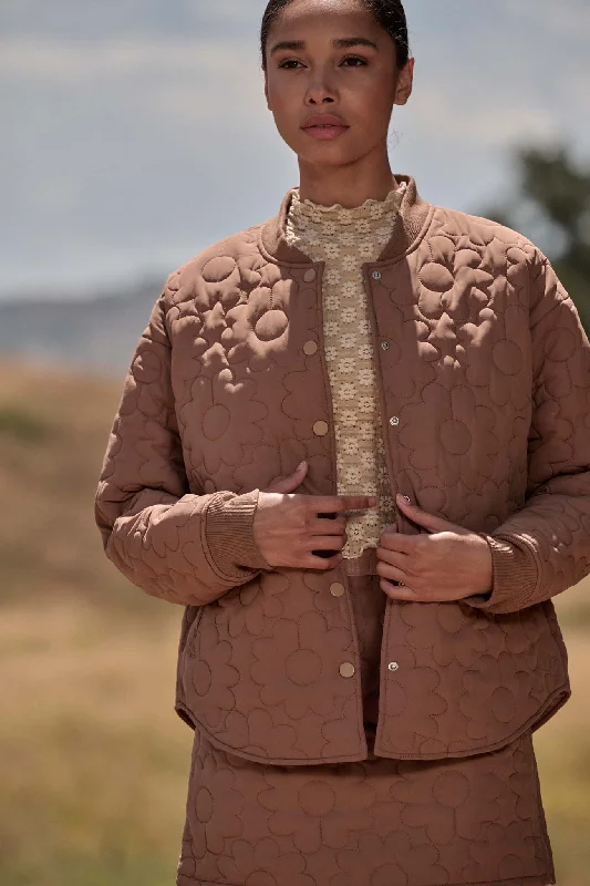 Today’s Deal Downy Daisies Floral Quilted Jacket