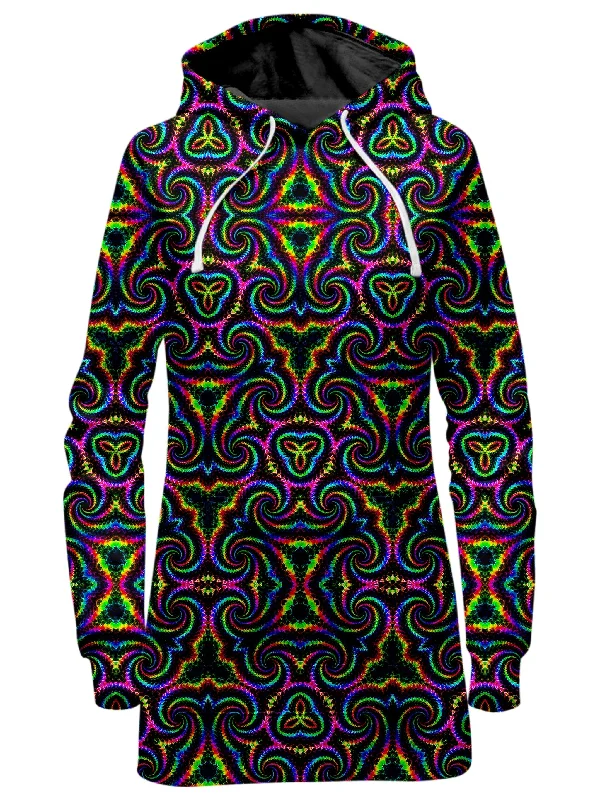 Fantastic Deals Kaleidoscope Flow Hoodie Dress