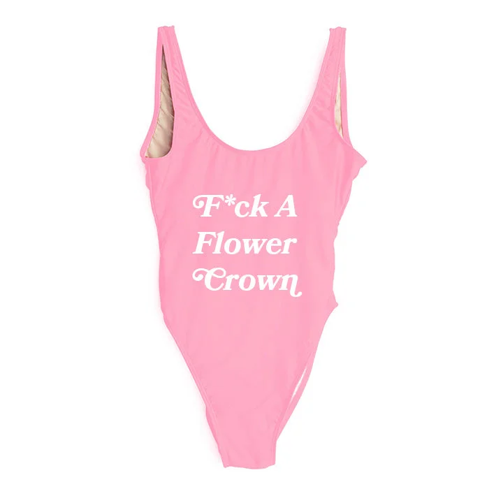 Amazing Deals F*CK A FLOWER CROWN [SWIMSUIT]