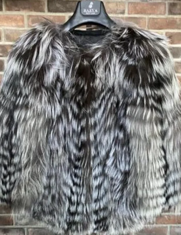 Act Fast Woman's Argentinian Silver Fox Fur Coat