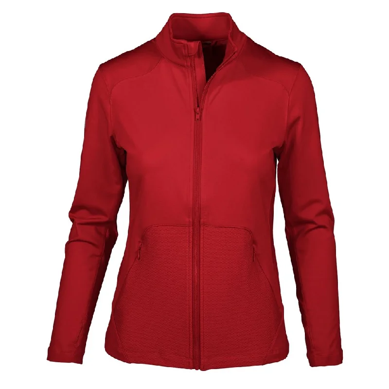 Midnight Madness New Levelwear Dawn- Full-Zip Jacket -Red MSP$75