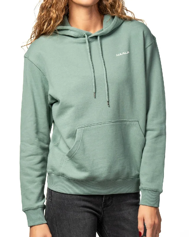 Inventory Reduction Hooded Sweatshirt: Sage (FT)