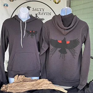 Super Bargain Red Winged Blackbird *Limited Edition* Soft Pull Over Hoodie - Unisex Dark Grey