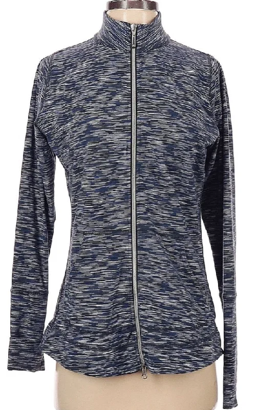Sneak Peek Sale Jofit Navy & White Heather Full-Zip Golf Jacket Size S MSP$90