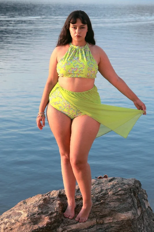 Discount Days Green Vine Bikini Bottom