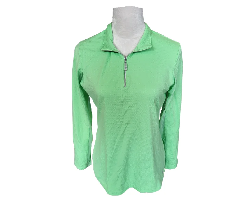 Today’s Deal Bette & Court Bright Green Golf Pullover Size M MSP$88