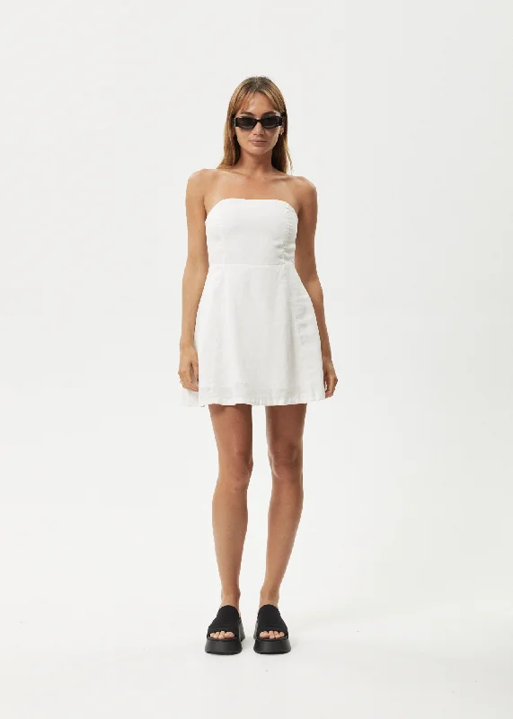 Extra Discounts AFENDS Womens Lilo - Strapless Mini Dress - White