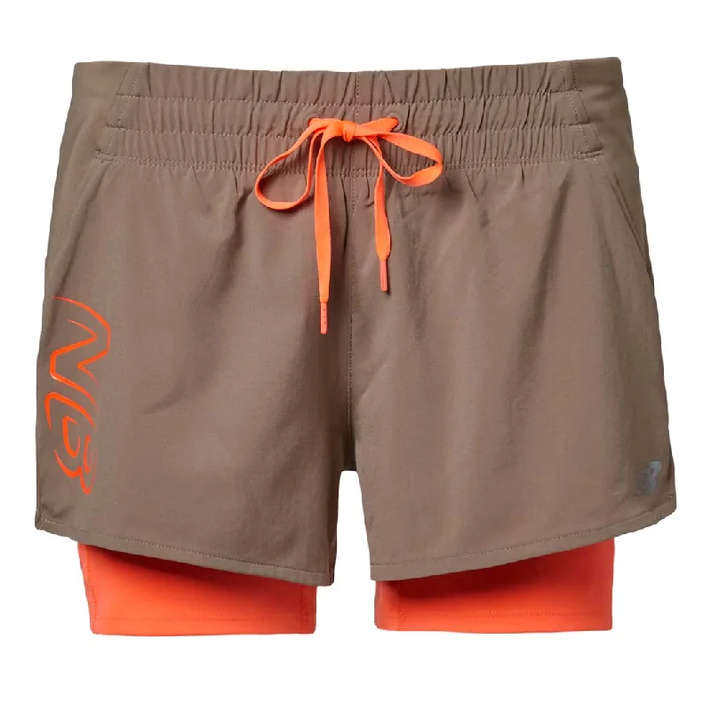 Unmissable Offer New Balance - Women's 2 in 1 Running Shorts (WS21271 MS)